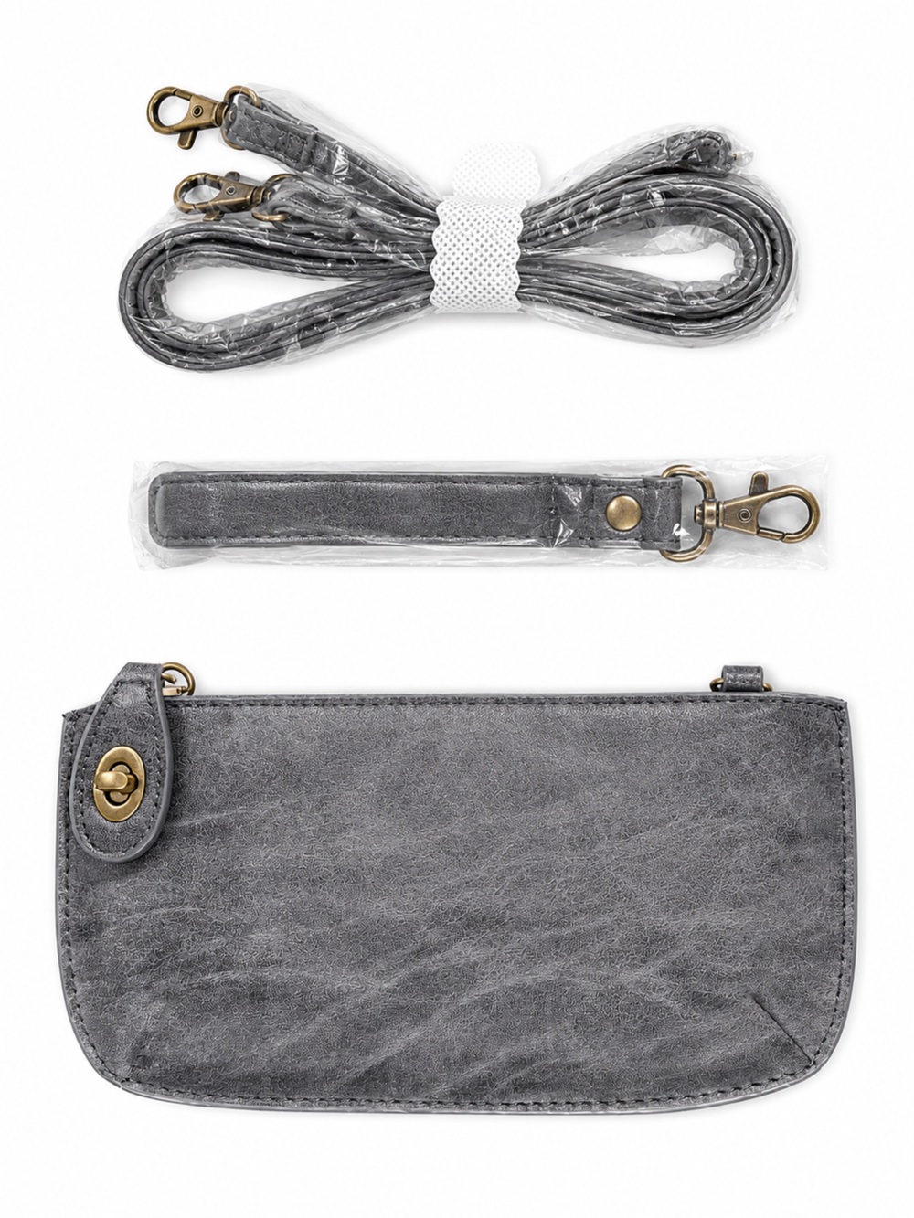 Joy Susan Gray Mini Clutch Crossbody‎ Everyday Carry